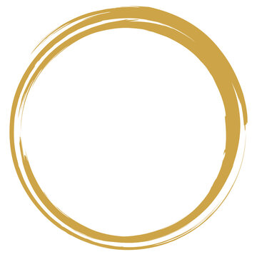Golden Circle, golden border, golden wedding ornament, luxurious gold circle