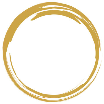 Golden Circle, golden border, golden wedding ornament, luxurious gold circle