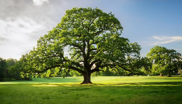 oak tree in the park