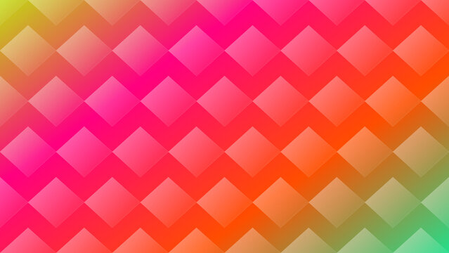 Colorful abstract geometric diamond pattern background