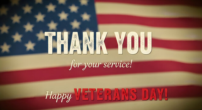 Patriotic american flag background honoring military heroes for veterans day celebration event