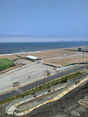 Obraz premium Costa Verde coastline in San Miguel Lima Peru