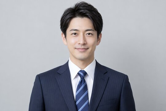 履歴書や企業プロフィール向けの人物写真に使える日本人ビジネスの商用写真素材