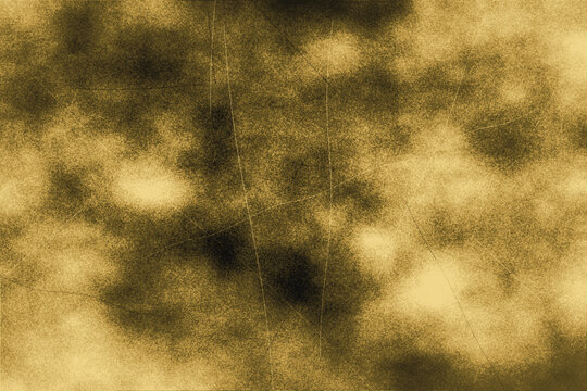 Abstract golden yellow and dark brown textured background with subtle scratch elements for premium digital design projects and sophisticated backdrops.