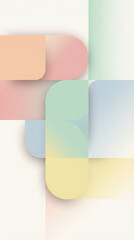 Fototapeta premium Abstract Colorful Paper Background with Geometric Squares and Vibrant 3D Shapes