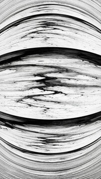 Monochrome Spherical Lens-Distorted Stripe Abstract Background