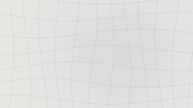 Abstract Wavy Grid Deforming on Soft Grey Background