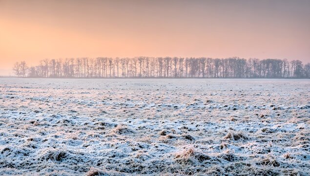 First snow field dawn minimal 4K desktop wallpaper