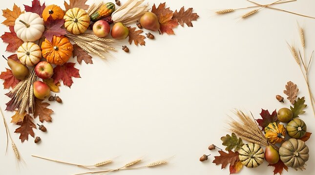 Autumn floral arrangement with pampas grass and dried flowers on a neutral background.