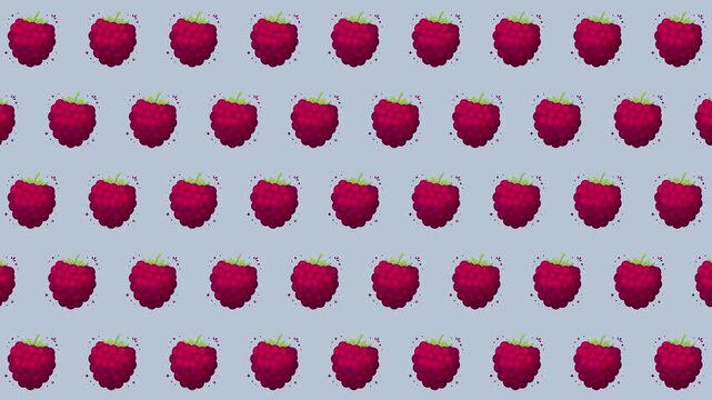 Boysenberry fruit seamless loop pattern backdrop