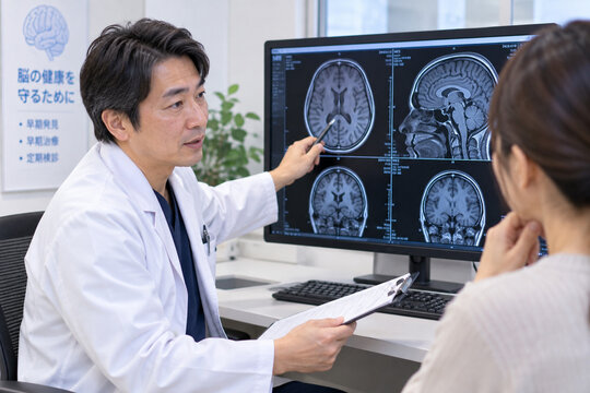 MRI・脳・女性患者への結果説明