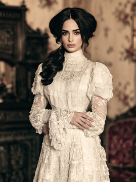 Vintage Victorian Woman Portrait
