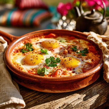 Traditional Shakshuka with Eggs