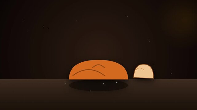Cosmic Discovery: Two minimalist celestial bodies, one resembling a crescent moon and the other a small planet, drift through the vast expanse of space, evoking a sense of wonder and exploration.