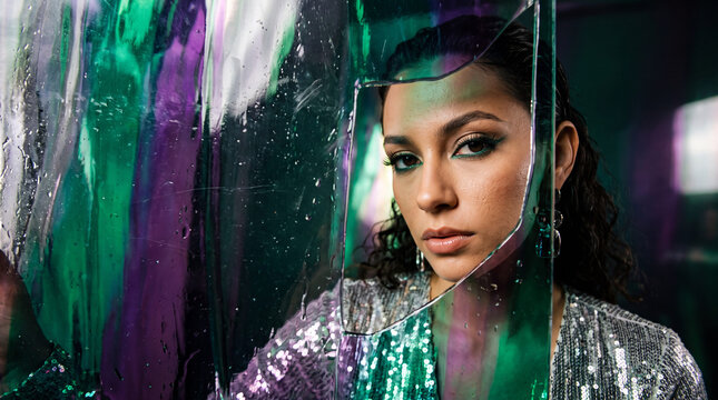Editorial Beauty Through Colored Glass