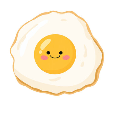 Cute fried egg