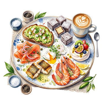Ultimate Australian Coastal Brunch Platter.svg