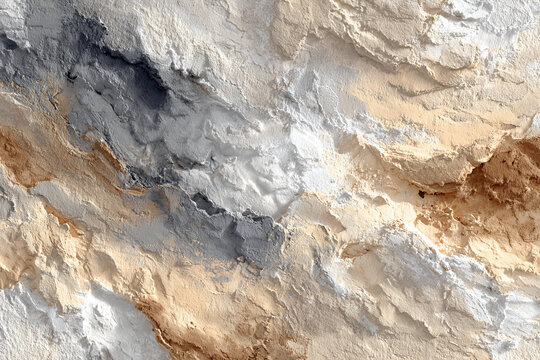 Abstract textured background with neutral beige and grey stone layers for professional design projects