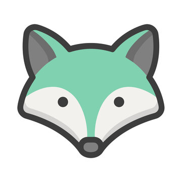 Illustration of a fox face