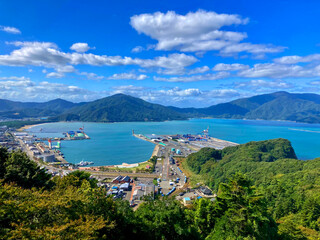 天筒山展望台からの眺望・敦賀湾（福井県・敦賀市） © Takezo