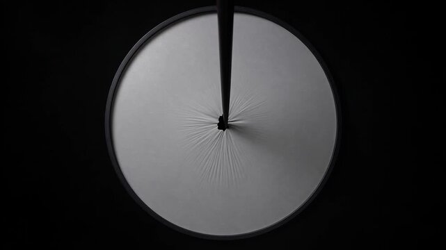 Video Effect Tensioned Latex Membrane Puncturing at Center
