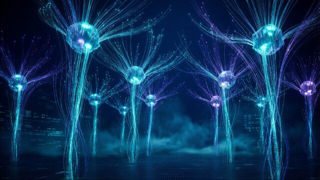 Growing quantum node forest