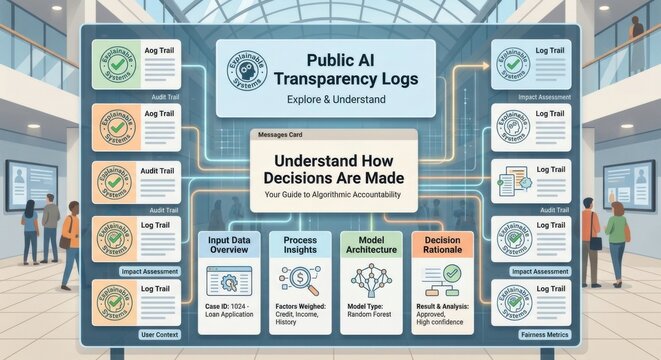 Public AI Transparency Logs Visualized: Understanding Algorithmic Decisions