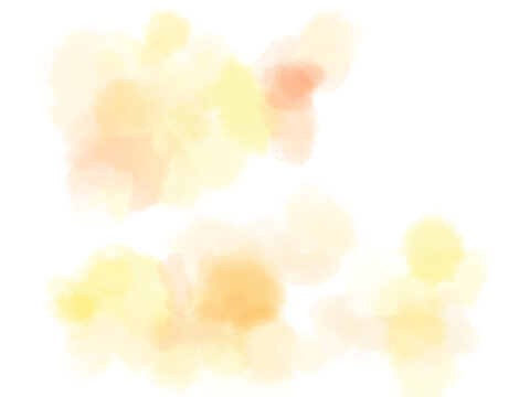 あふれる光のような柔らかな淡いオレンジ、黄色、ピンクの繊細な背景イラスト