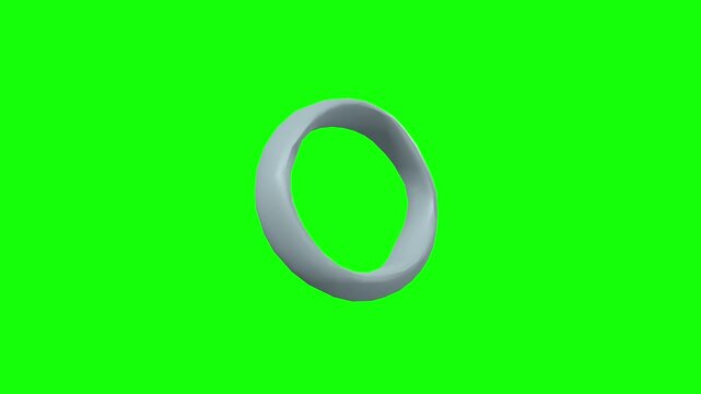 Left Common Tendinous Ring Rotation Green Screen CC BY