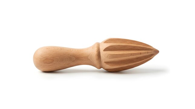 Wooden citrus juicer squeezing tool