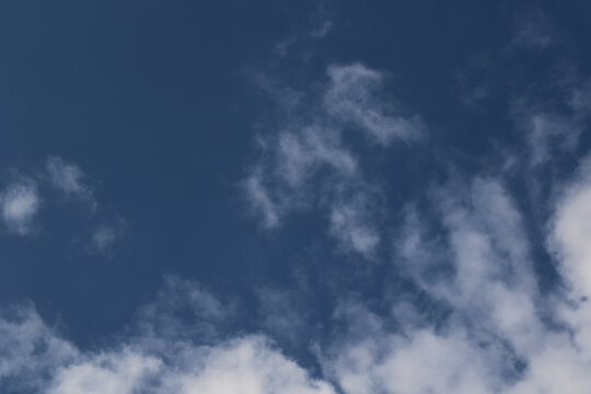 blue sky with white clouds