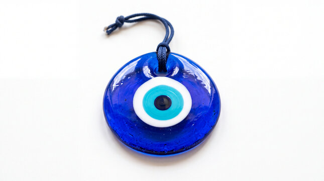 Traditional Turkish Blue Glass Evil Eye Amulet Nazar Boncuk.