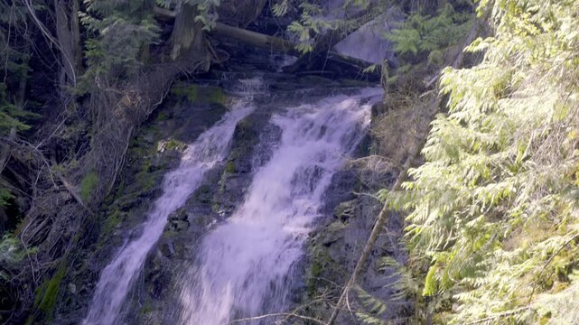 Fletcher Creek Falls in BC, Canada