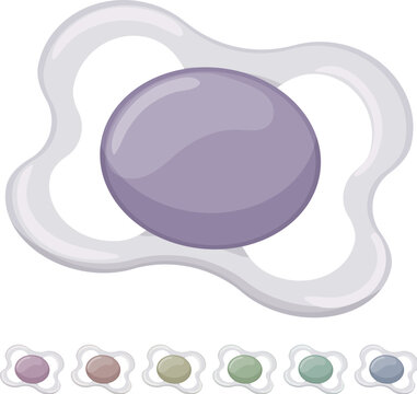 dummy pacifier baby color icon vector. dummy pacifier baby sign symbol illustration
