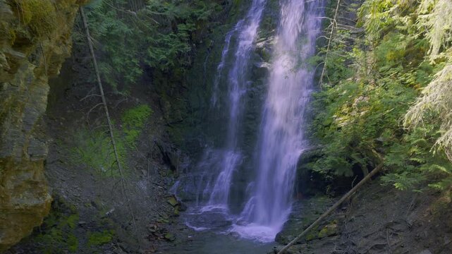 Fletcher Creek Falls in British Columbia, Canada