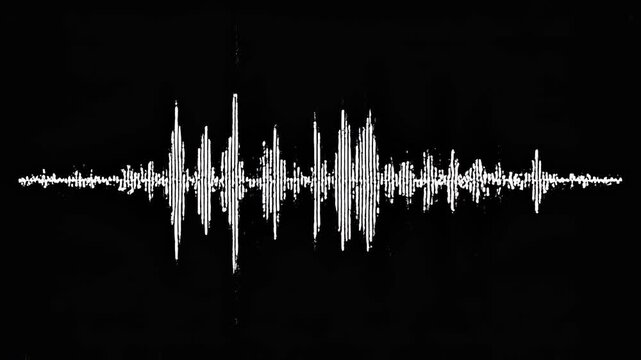 Abstract audio wave patterns in dark backdrop with subtle motion for digital sound concept