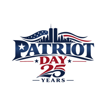 American Patriot Day 2026 Emblem Celebrating 25 Years of September 11 Remembrance.