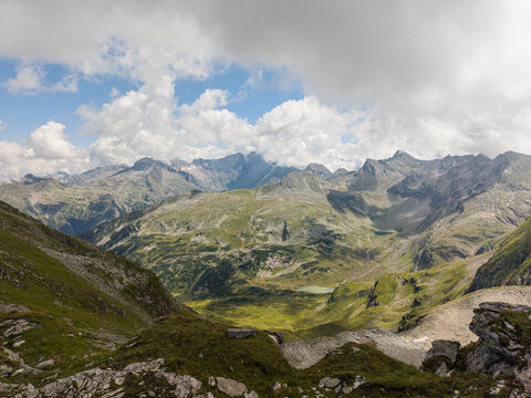 Wild mountain panorama in Sportgastein, Austria