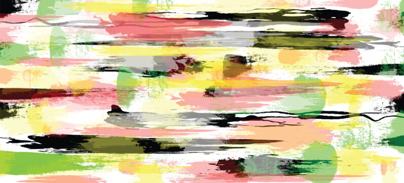 Abstract brush stroke background with vibrant colors creating modern artistic pattern.