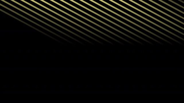 Abstract background with golden diagonal lines on a  Transparent  surface creating a luxury and modern geometric pattern for creative design projects