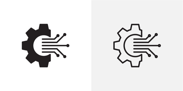 Transform icon flat outline in black