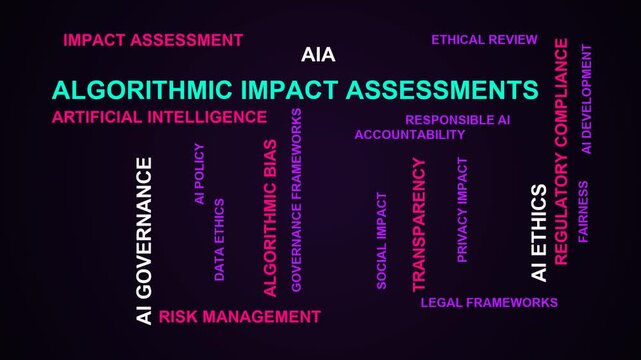Algorithmic Impact Assessments Word Cloud