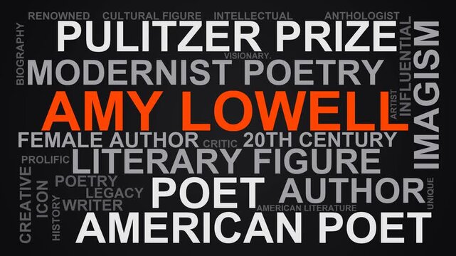 Amy Lowell Word Cloud