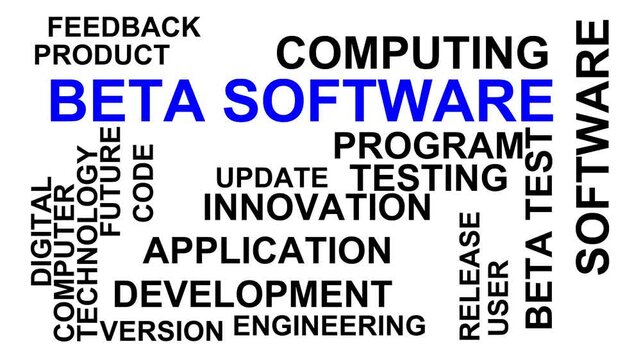 Beta Software Word Cloud