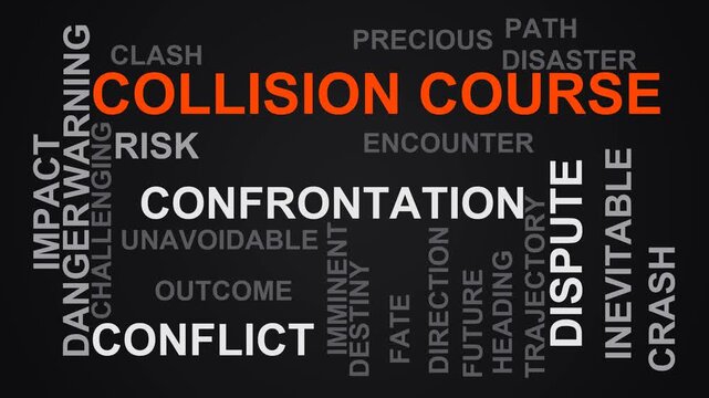 Collision Course Word Cloud
