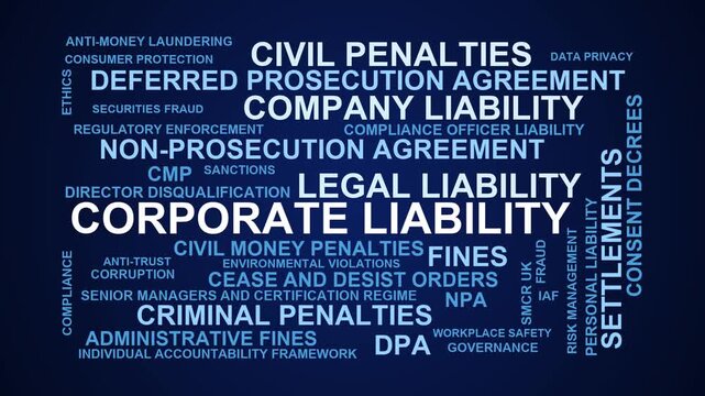 Corporate Liability Word Cloud