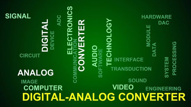 Digital-Analog Converter Word Cloud
