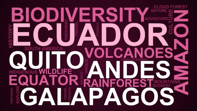 Ecuador Word Cloud