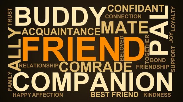 Friend Word Cloud
