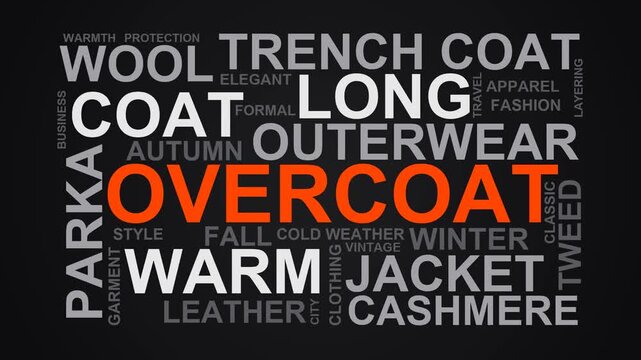 Overcoat Word Cloud